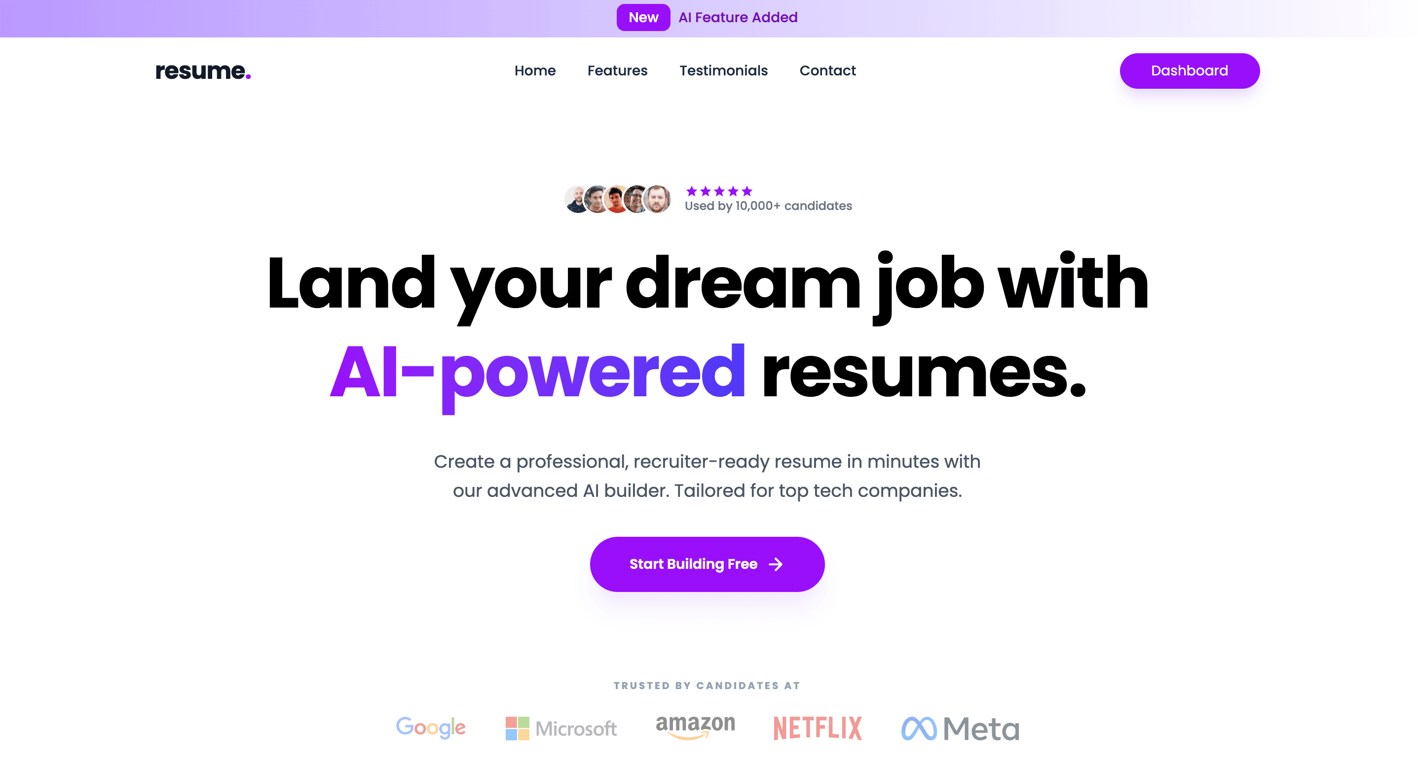 AI Resume Builder
